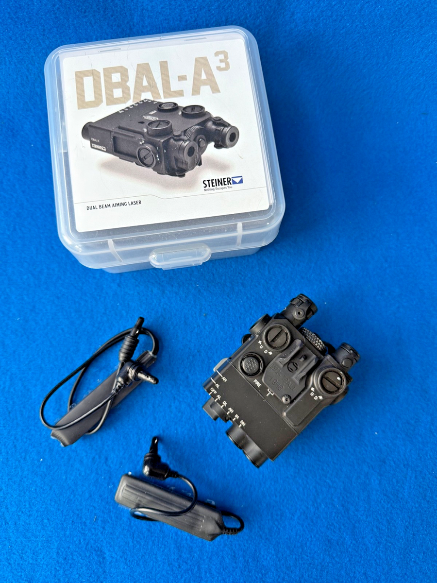 Steiner DBAL-A3 Dual Beam Laser GN IR, #9008 & LEAF sight PEQ NGAL