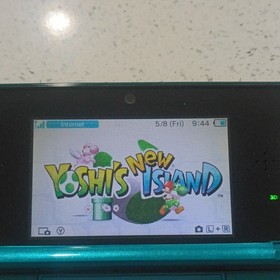Nintendo 3DS Blue Handheld Console Wi-Fi 3D SD Slot 2GB NTSC-U/C CTR-001