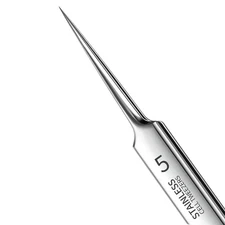 2pcs Stainless Steel Blackhead Remover Tweezers Acne Pimple Extractor Tool - NEW