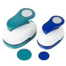 2PCS Circle Cutter 1.5 inch 1 inch , Whole Hole Punch Shapes,Large Circular,...