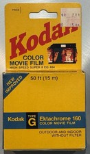 Kodak Ektachrome 160 Type G Movie Film - Super 8 Cartridge Exp 04/83 Sealed Box