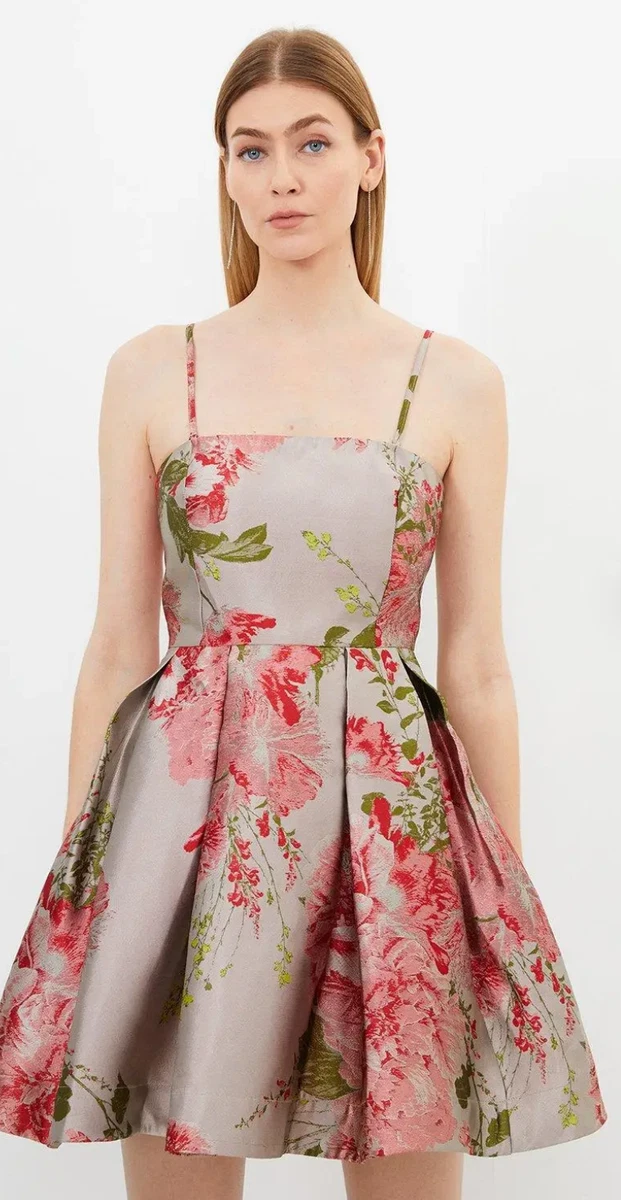 Karen Millen 短聚酯纤维女士连衣裙| eBay
