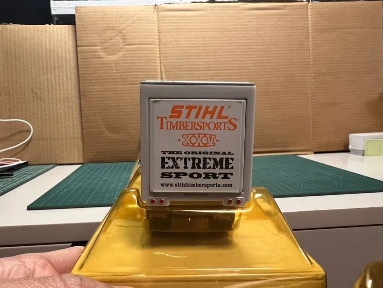 Norscot Stihl Timbersports XXV Anniversary Peterbilt Model 379 1:50 Metal Truck - Image 4 of 4