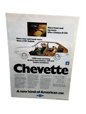 1976 Chevy Chevette Hatchback New Kind American Car Gm Print Ad