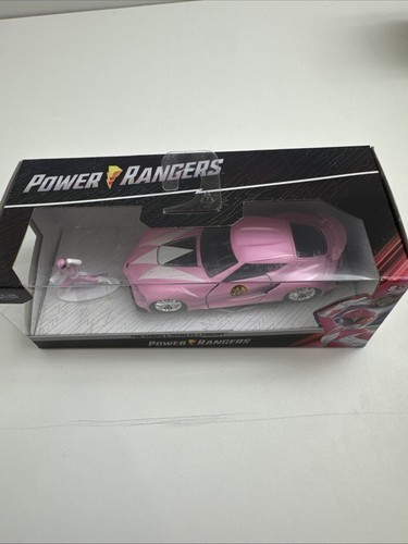 Jada Toys Toyota FT1 Concept Car Power Rangers Pink Ranger Figure Hasbro 1/32 - Picture 7 of 7
