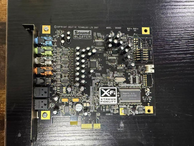 Creative SB0880 Blaster X-Fi Titanium Sound Card Untested