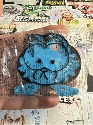 SEALED BLUE 1978 GARFIELD CAT  KELLOGG'S PREMIUM BIKE REFLECTOR MIP