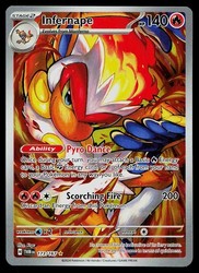 Infernape 173/167 Twilight Masquerade Illustration Rare Holo