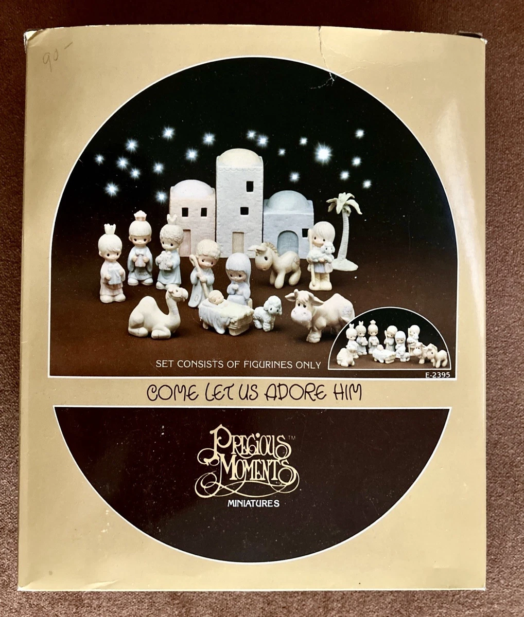 Precious Moments Nativity - Come Let Us Adore Him, with cassette – RC Gifts
