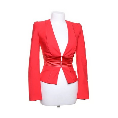 Elisabetta Franchi, Blazer, Größe: 38, Rot, Elasthan/Polyester, Einfarbig #eux