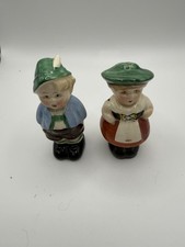 Goebel Hummel German SALT AND PEPPER SHAKERS SET Boy Girl Figurines