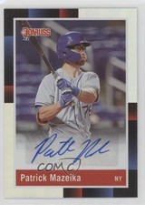 2022 Panini Donruss Retro 1988 Signatures Holo Patrick Mazeika Auto 05ks