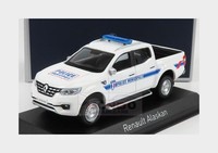 1:43 Norev Renault Alaskan Pick-Up Police Municipale 2018 White NV518355 Modellb