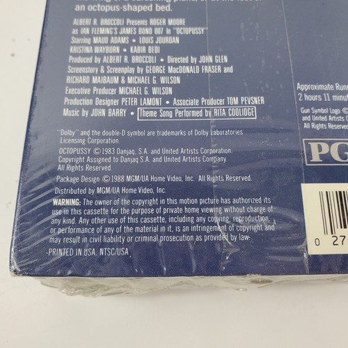 VTG 2 VHS 007 James Bond Movies The Moore Classics 1 Sealed 1 Open - Picture 11 of 11