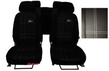 Universal Black Eco-Leather Full Set Car Seat Covers for Nissan JUKE / QASHQAI