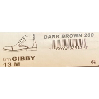 Tommy Hilfiger Mens Gibby Chukka Boot Dark Brown Size 13 NIB 
