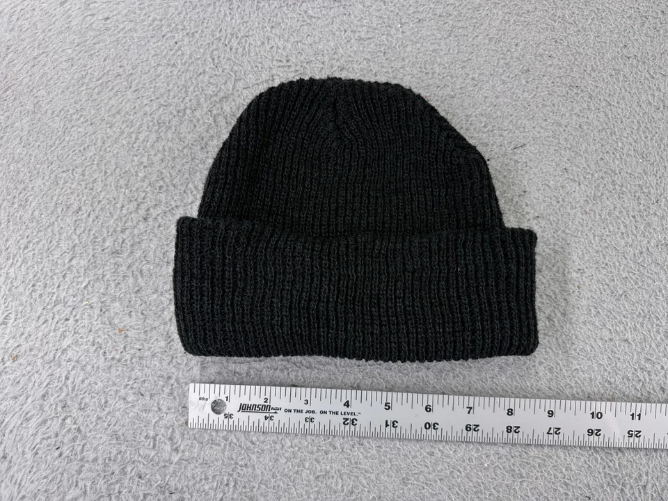 KB Ethos Beanie Toque Adulto Talla Única Negro Tejido 100% Acrílico Esquí Snowboard Foto 3 de 4