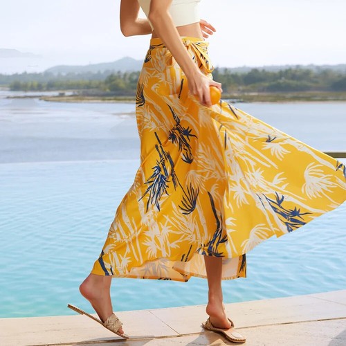 OH! Bikini Shawl Beach Dress UPF50+ Anti-UV Boho Style Wraps Swimwear Cover-Ups - Picture 8 of 18