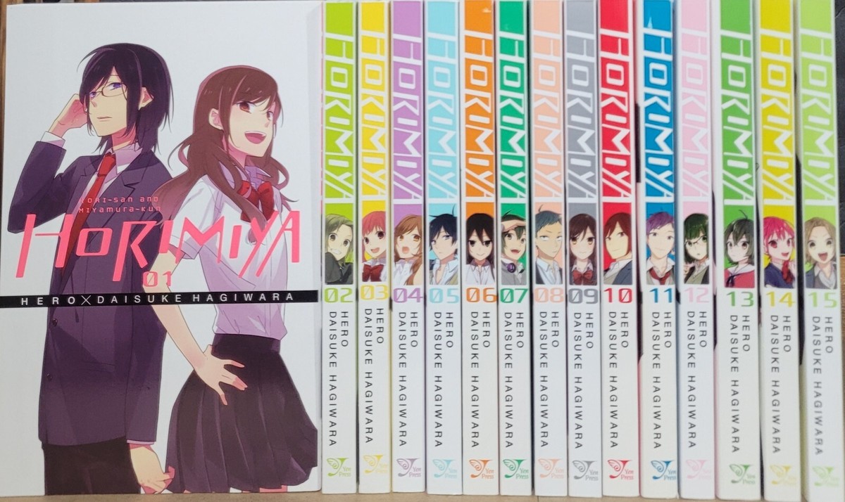 Horimiya 1-15巻セット 英語版 Horimiya English Manga Volumes 1-15 Graphic Novels books Brand New
