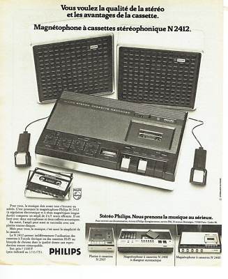 Philips - N 2205 magnétophone cassette Philips - N 2205 magnétophone cassette