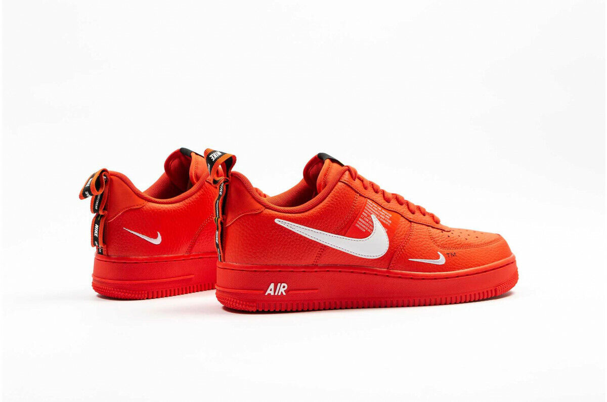 Nike Air Force 1 '07 LV8 Overbranding Team Orange Triple Red
