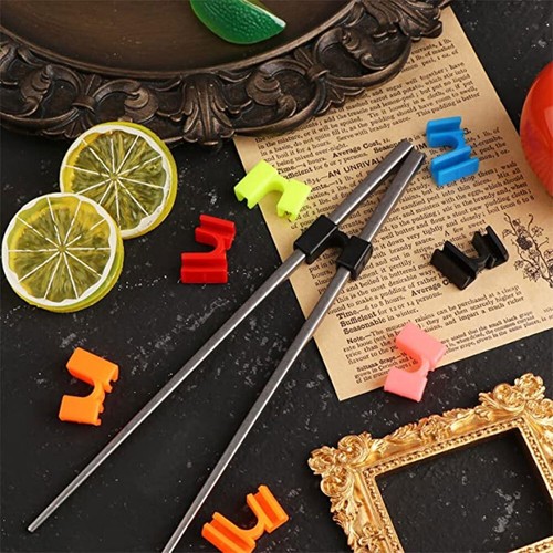 5PCS Reusable Chopstick Helpers Training Chinese Chopsticks Trainer Holder - Picture 3 of 33