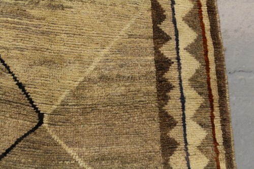 Old Handmade Oriental Parsian Gabbeh Wool Rug 145cm x 80cm - Picture 7 of 10