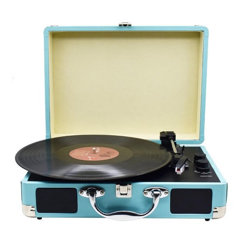 Vintage Retro Vinyl Record Player Built-in Speakers Bluetooth Turntable 3 Colors - Picture 39 of 46
