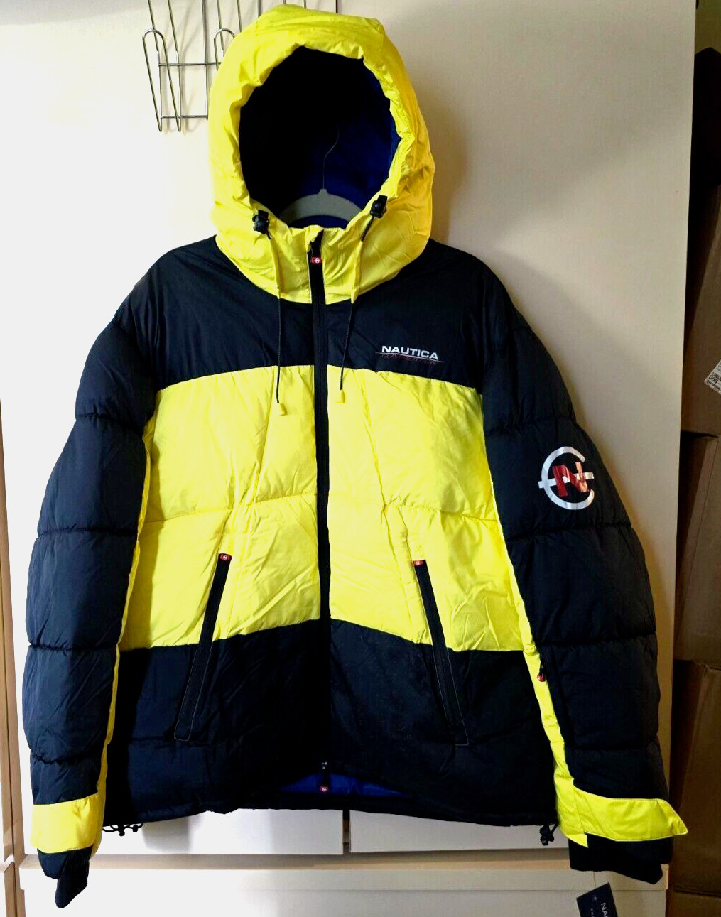 🧥NWT - Nautica Competition Colorblock Logo Puffer Jacket🧥 image 2