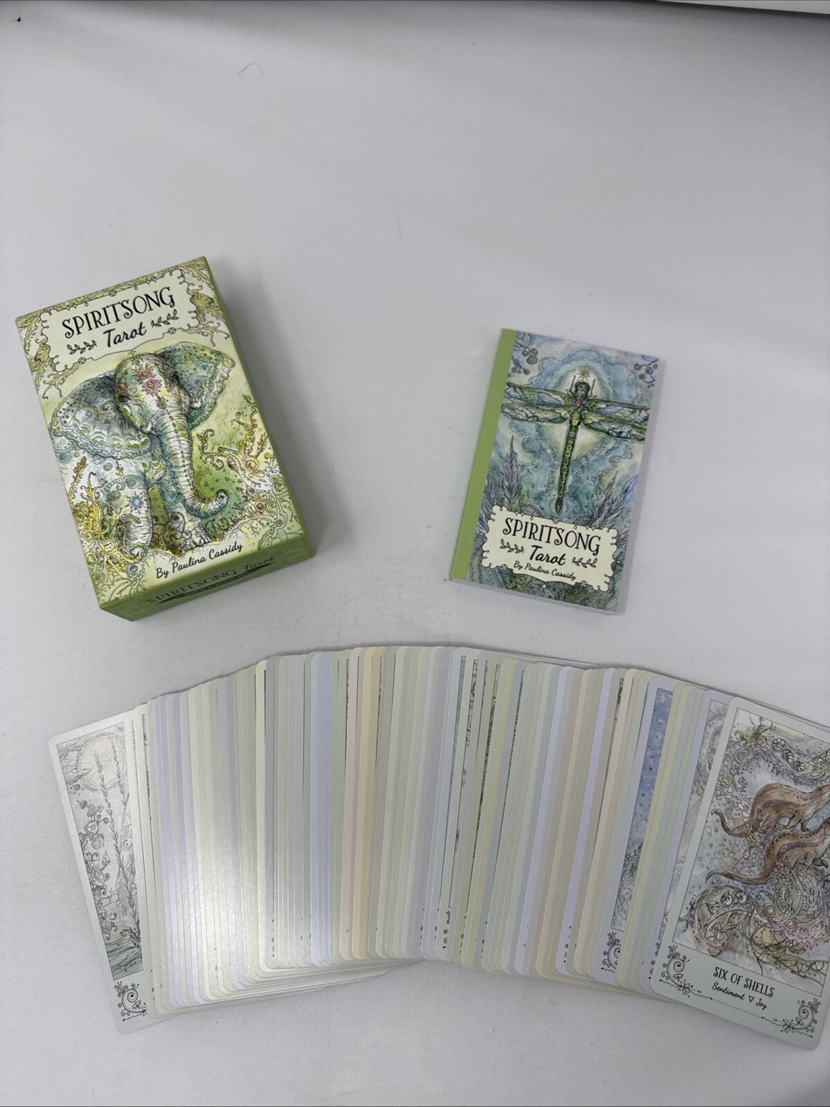 Spiritsong Tarot by Paulina Cassidy (English) Hardcover Book Oracle VGC
