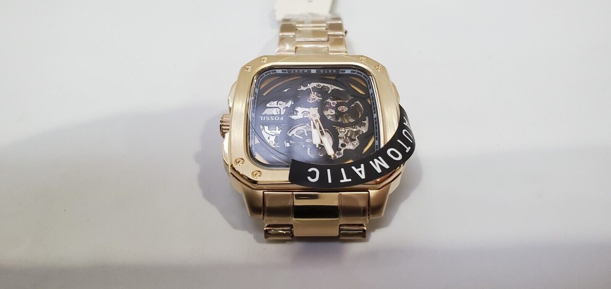 Fossil Inscription Montre Herren Automatik Uhr Gold (ME3204