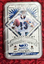 Dan Marino 1997 Donruss Preferred Football Silver Tin Sealed #340/1200 Dolphins