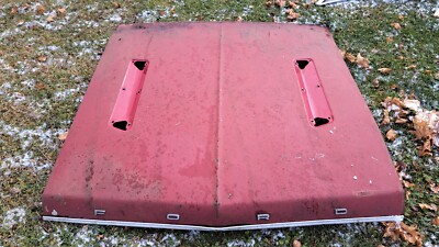 Original 1966 Ford Fairlane Ranchero GT GTA Hood With Inserts 66 WHOLE ...