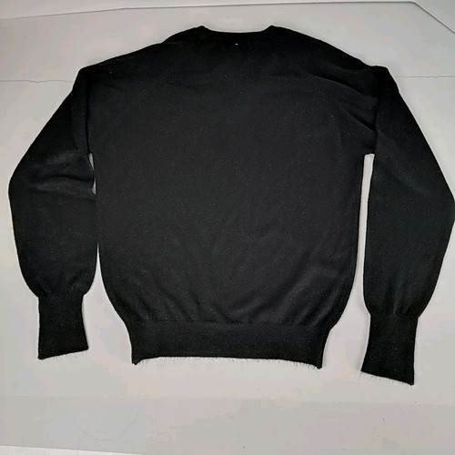 New Wilson Staff Jack Daniels Sweater Medium Old No 7 Mens V Black Golf USA - Picture 3 of 11