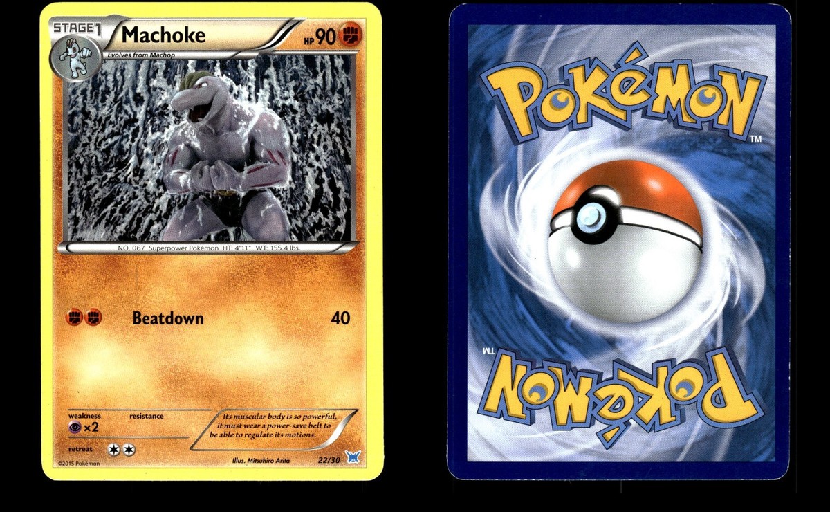 アメリカ購入品 Machoke Pokemon XY Trainer Kit Machoke 22/30 See Images | eBay