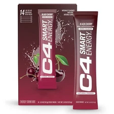 C4 Smart Energy Powder Stick Packs - Sugar Free Performance Fuel 140 Stick
