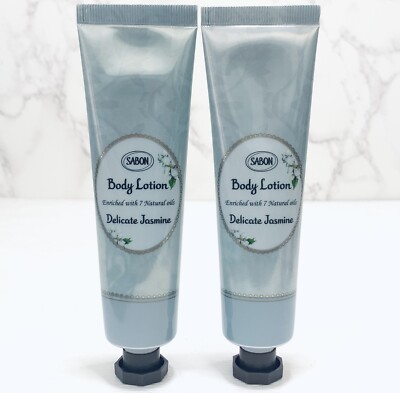 2x SABON Body Lotion (Retail $46 ($23x2)) Delicate Jasmine 50ml