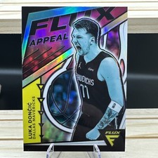 2020-21 Panini Flux LUKA DONCIC Flux Appeal Insert SSP Silver Prizm Holo #11