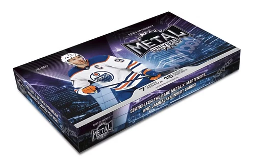 2023-24 UD Skybox Metal Universe Hockey Sealed Hobby Box +PROMO PK SHIPS 10/9/24