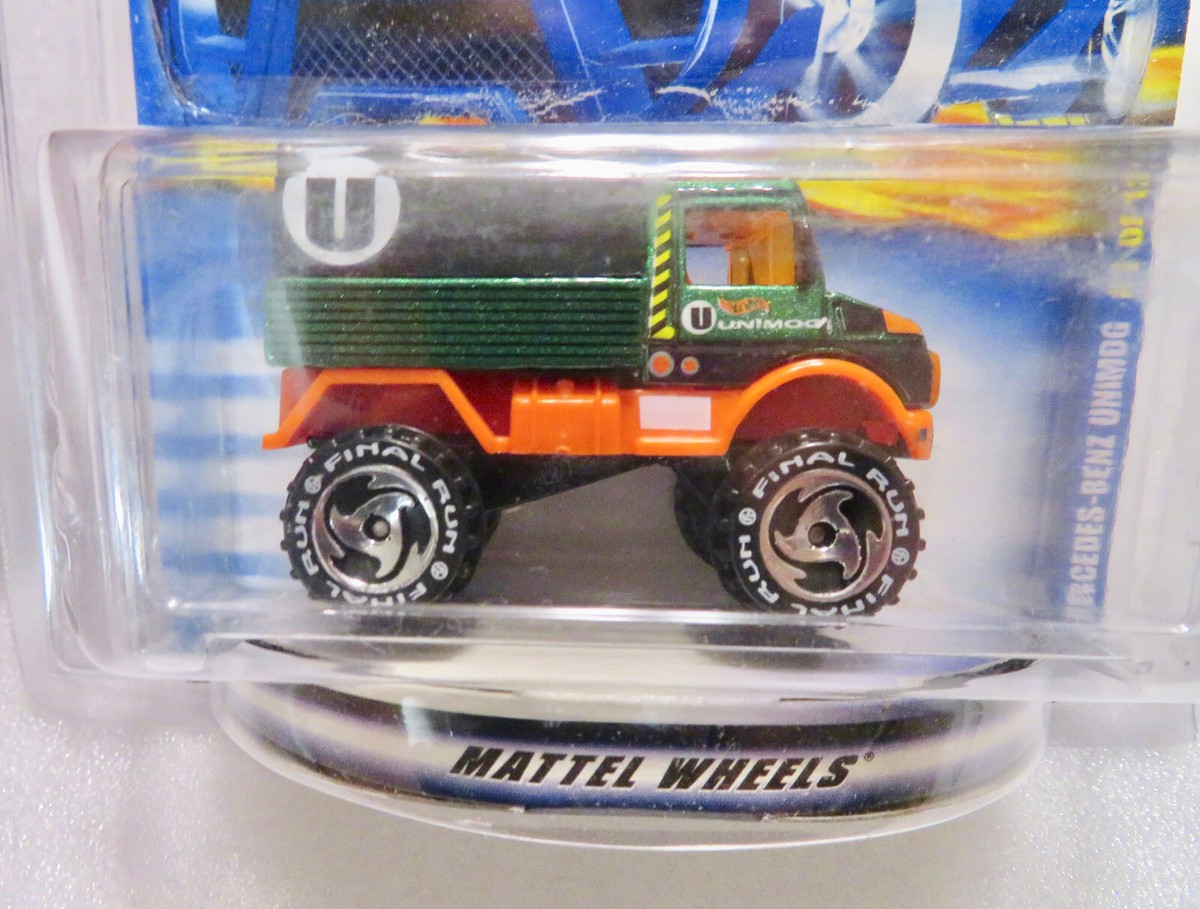 2001 FINAL RUN Hot Wheels MERCEDES-BENZ UNIMOG #1 of 12 2001 FINAL RUN Hot Wheels MERCEDES-BENZ UNIMOG #1 of 12