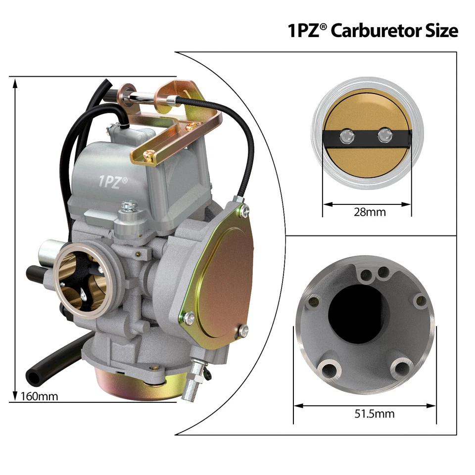 Carburador Carb Suzuki Ozark 250 LTF250 Quadsport Z250 LTZ250 OEM#13200-05G01 Foto 3 de 4