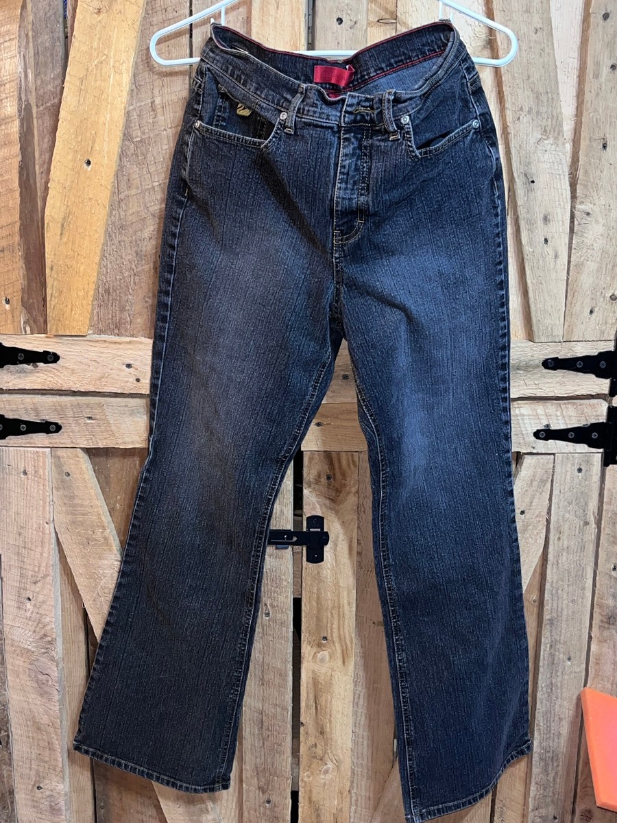 VTG Women'Gloria Vanderbilt Black Jeans 12 Red Tags