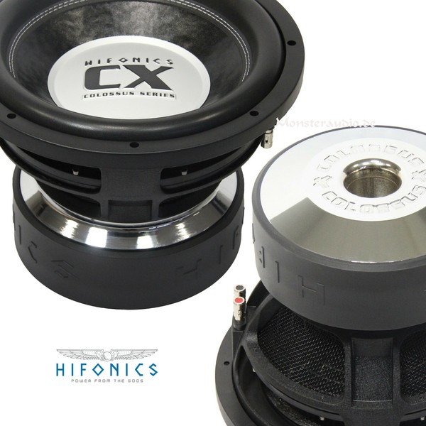 Hifonics High End 30Cm SPL Subwoofer CX12D2 4000 / 8000 Watt RMS / MAX 2 X 2 Ohm-image
