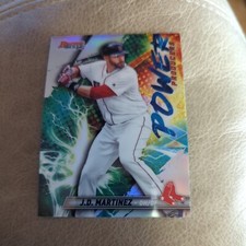 2019 Bowman's Best Power Producers J.D. Martinez Boston Red Sox #PP-JDM