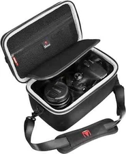 Canon Rebel T7 Case EOS DSLR Camera & 18-55mm Lens Hard Travel Carrying Bag Only