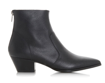 Steve Madden Cafe spitze Leder Stiefel Damen schwarz Gr. UK 3 #REF39