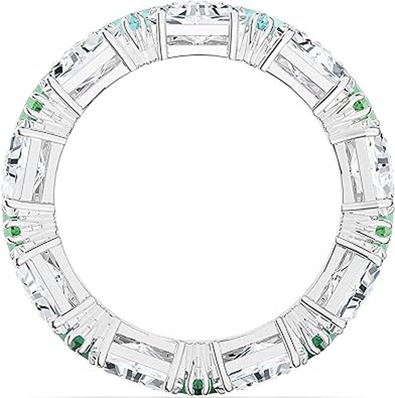 美品 スワロフスキー Swarovski ortyx リング size55 Ortyx リング, トライアングルカット, ブルー, ロジウム・プレー