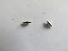 TWO 18 SIZE ELGIN SR  322-32 POCKET WATCH BALANCE STAFFS NOS BESTFIT