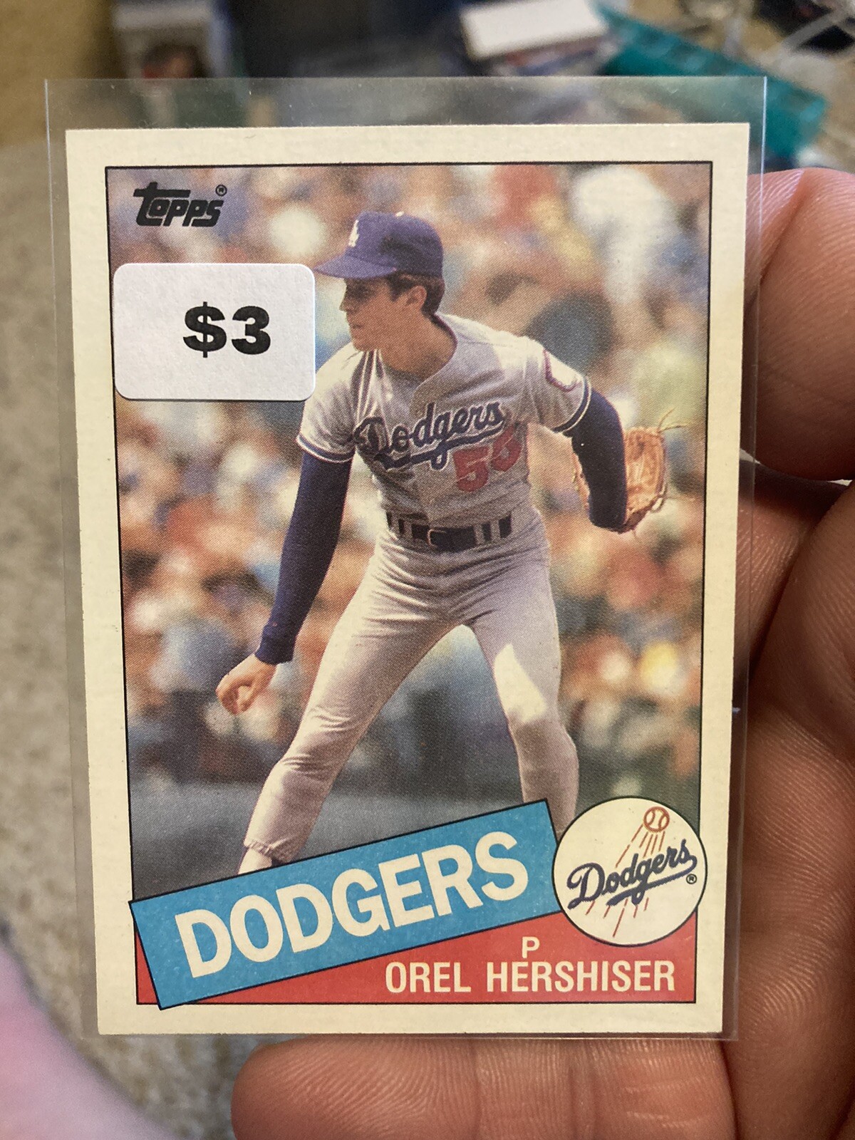 1985 Topps 493 Orel Hershiser Rookie (RC) Los Angeles Dodgers eBay