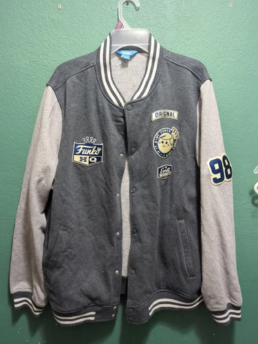Funko HQ Varsity Letterman Jacket Freddy Funko Unisex 2XL Everett Gray - product listing photo